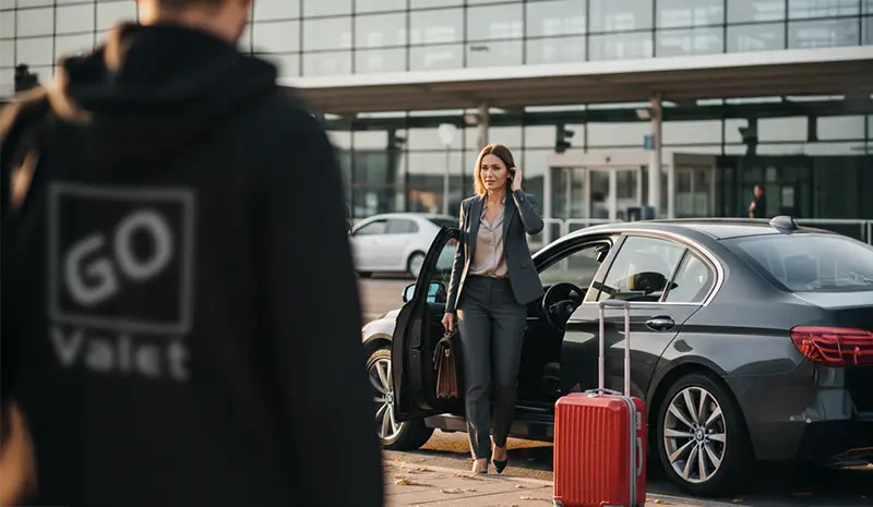 GO Valet car valet che prende la macchina